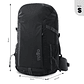 Morral Outdoor Summit 35 Negro con Sistema de Pedernal - Miniatura 8