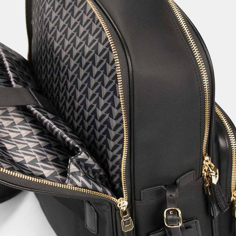 Morral Legacy de Nylon monocromático Negro 5