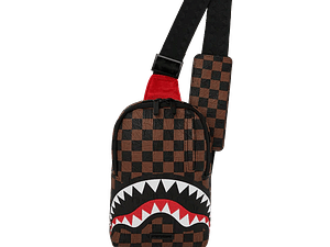 BOLSO DE MANO MARRÓN CHECK 2 SPRAYGROUND