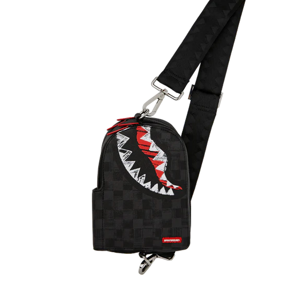 BOLSO DE MANO NEGRO SCRIBBLE SPRAYGROUND 2