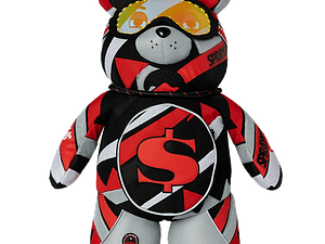 MOCHILA DE OSO ROJO SHREDDED SPRAYGROUND