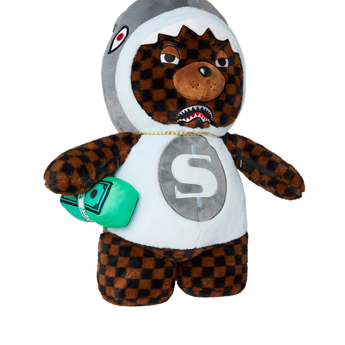 MOCHILA DE OSO MARRÓN MONAY BEAR IN SHARK SPRAYGROUND 2