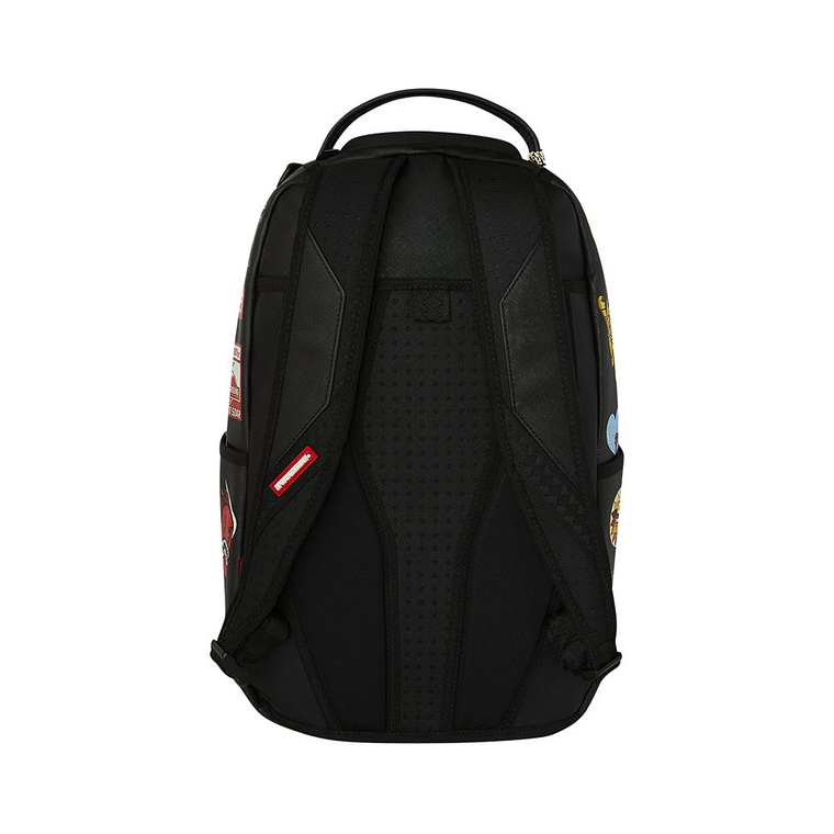 MOCHILA NEGRA CARGO PATCHES SPRAYGROUND 2