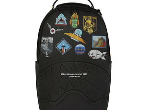 MOCHILA NEGRA CARGO PATCHES SPRAYGROUND