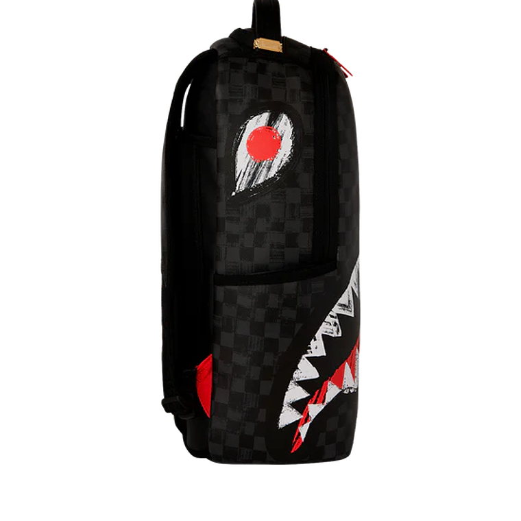 MOCHILA NEGRA SCRIBBLE SHARK SPRAYGROUND 3
