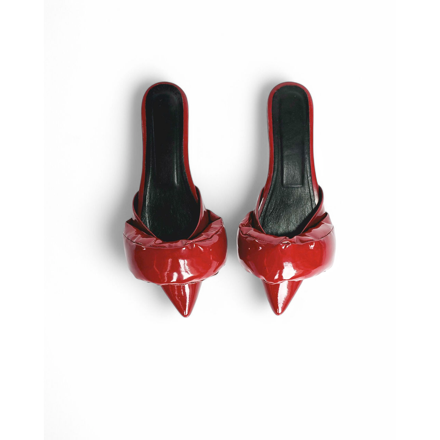 Bailarinas En Cuero Charol Cherry 4