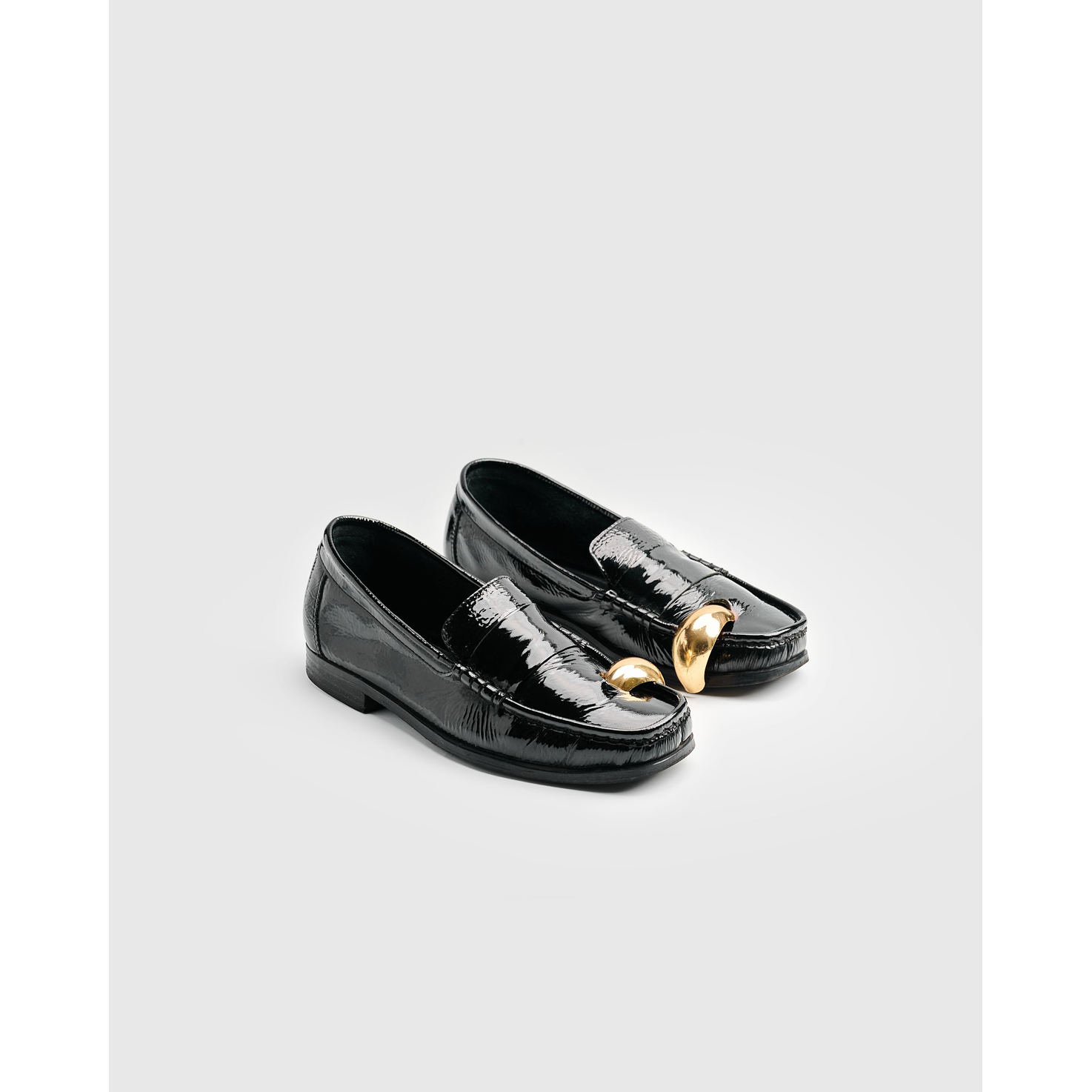 Mocasines En Cuero Con Joya Regalia 2