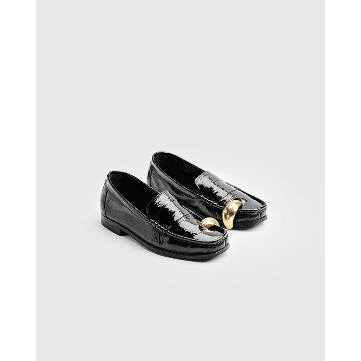 Mocasines En Cuero Con Joya Regalia 2