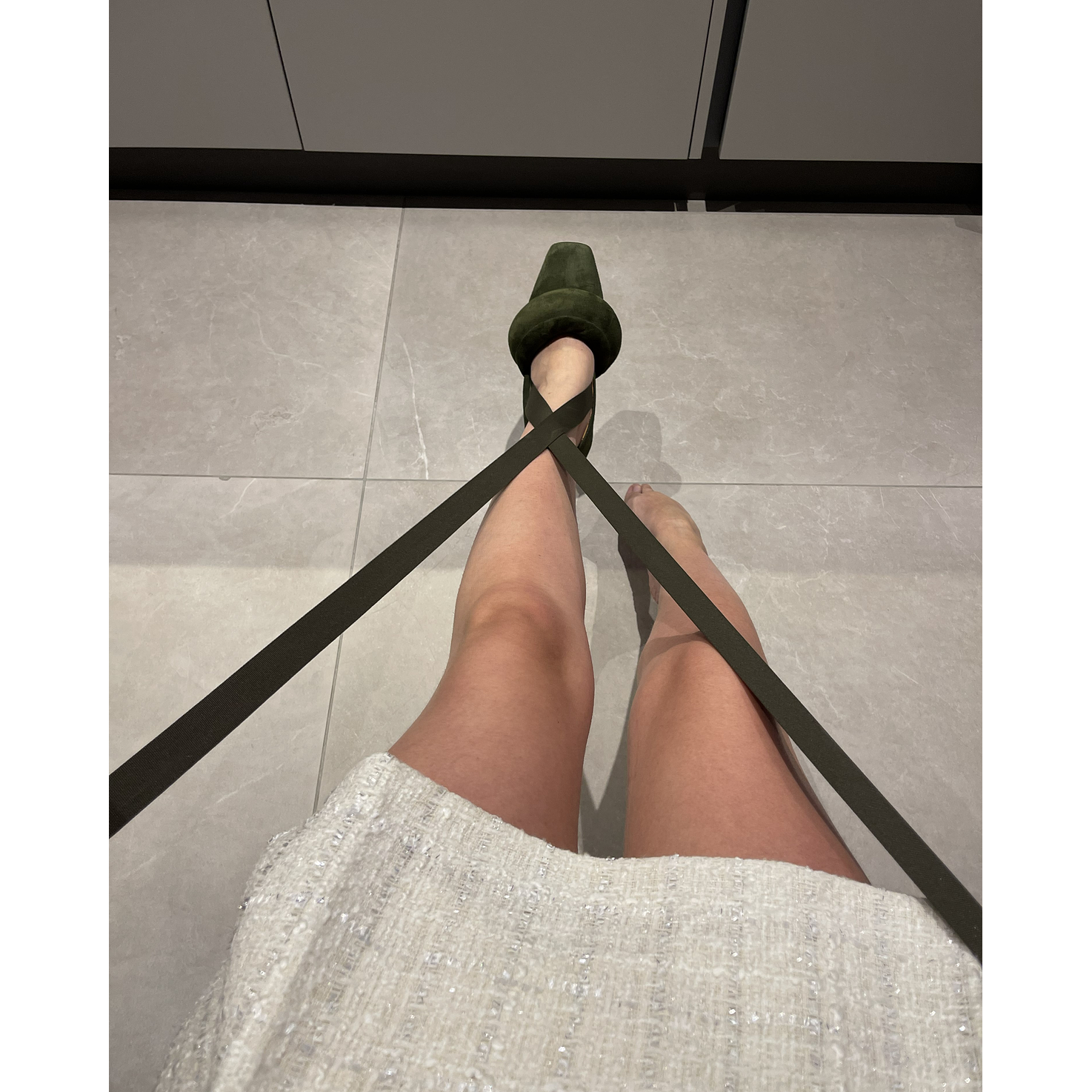 Bailarinas En Cuero Gamo Olive 4