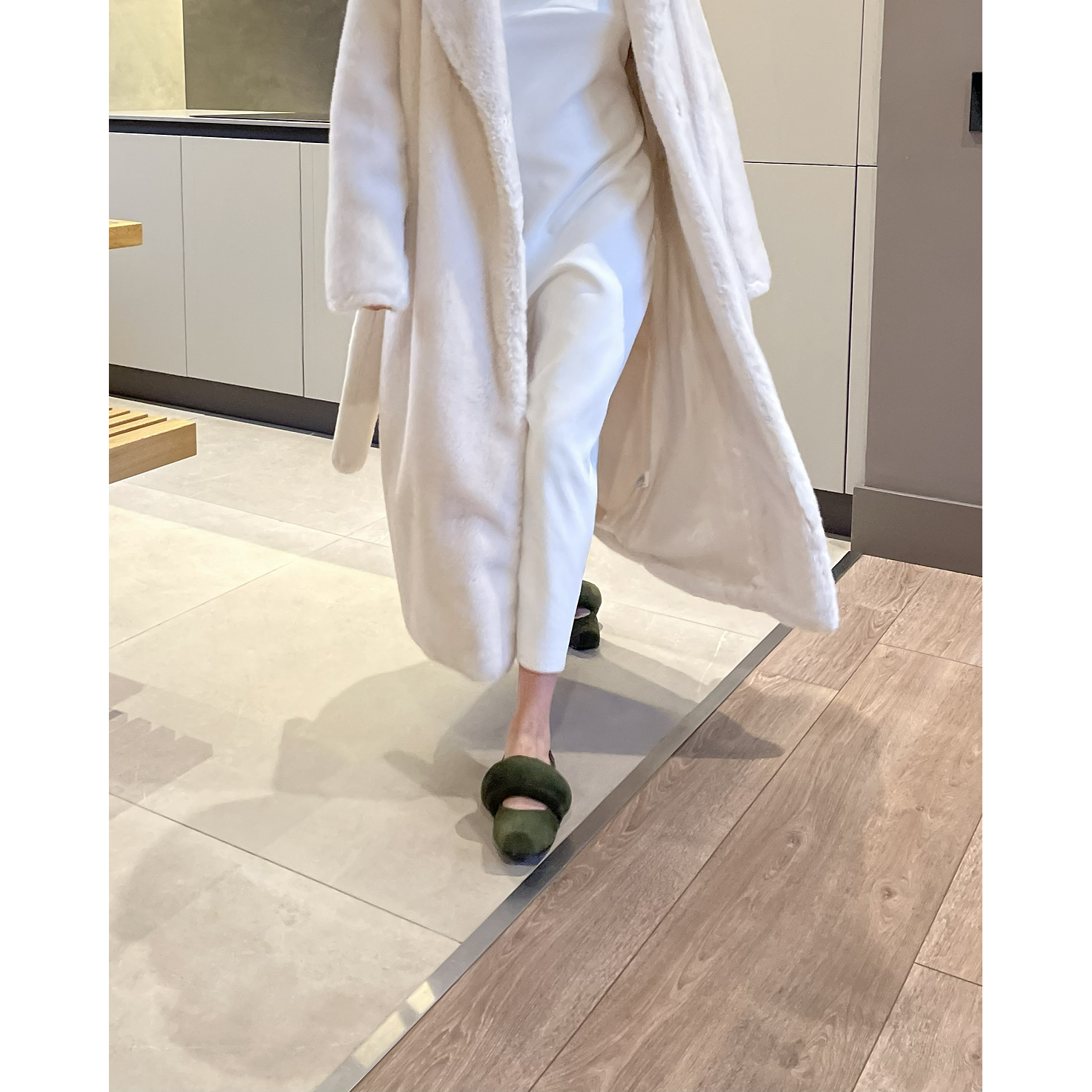 Bailarinas En Cuero Gamo Olive 3