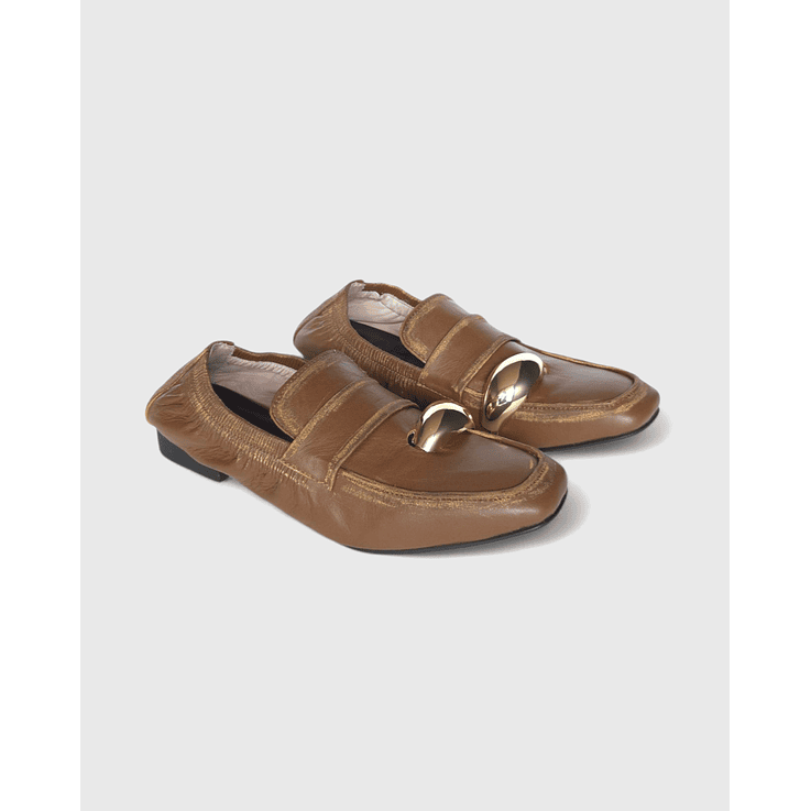 Mocasines Envejecidos Whisky Caucho Y Joya  4