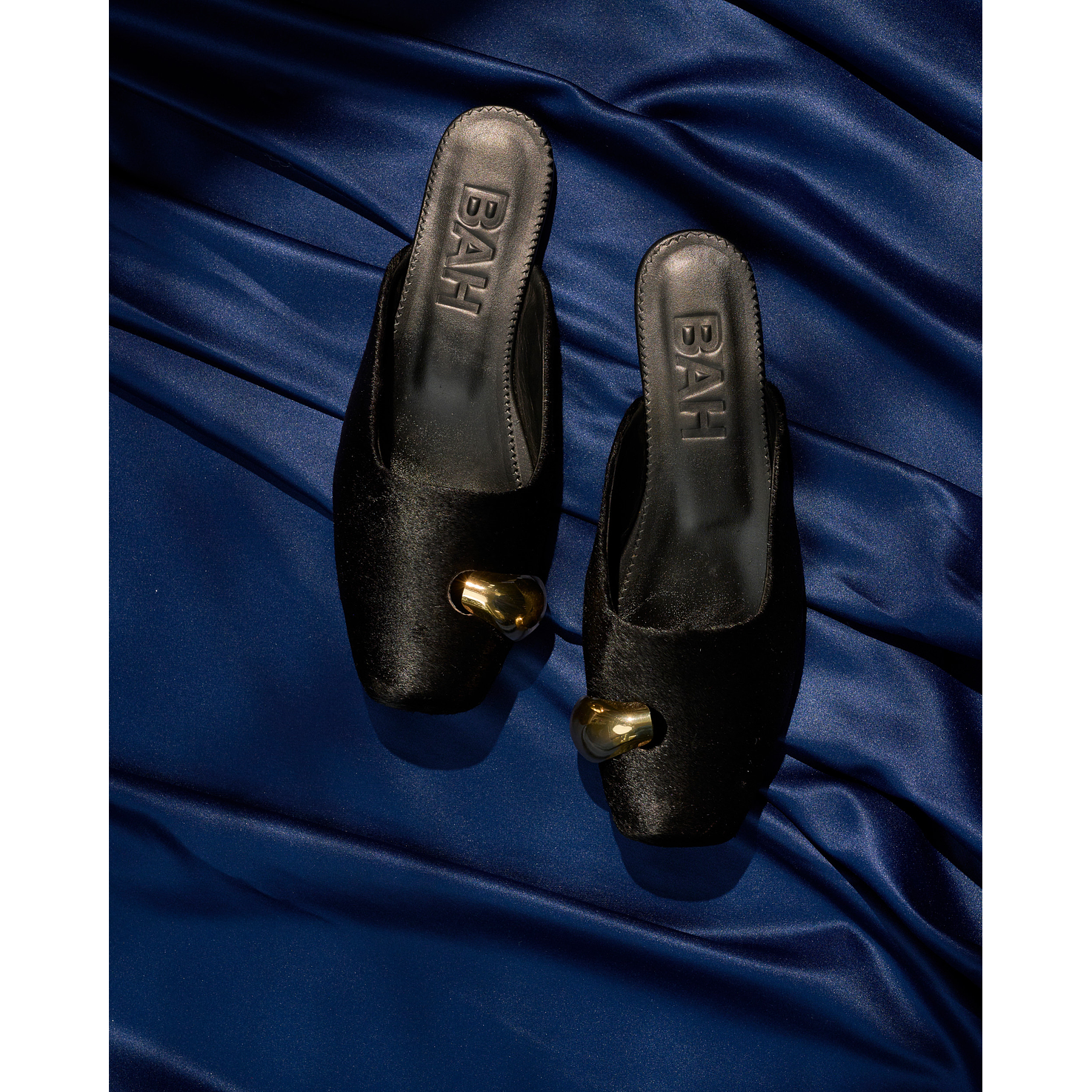 Bailarinas Muse En Cuero Pelo Con Joya Dorada  5