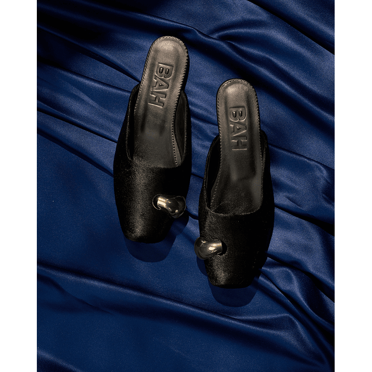 Bailarinas Muse En Cuero Pelo Con Joya Dorada  5