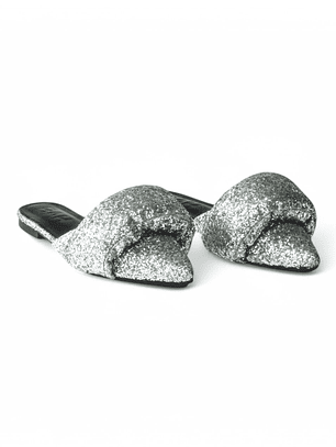 Bailarinas Glitter Plata