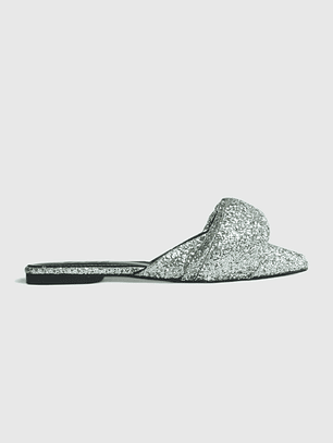 Bailarinas Glitter Plata