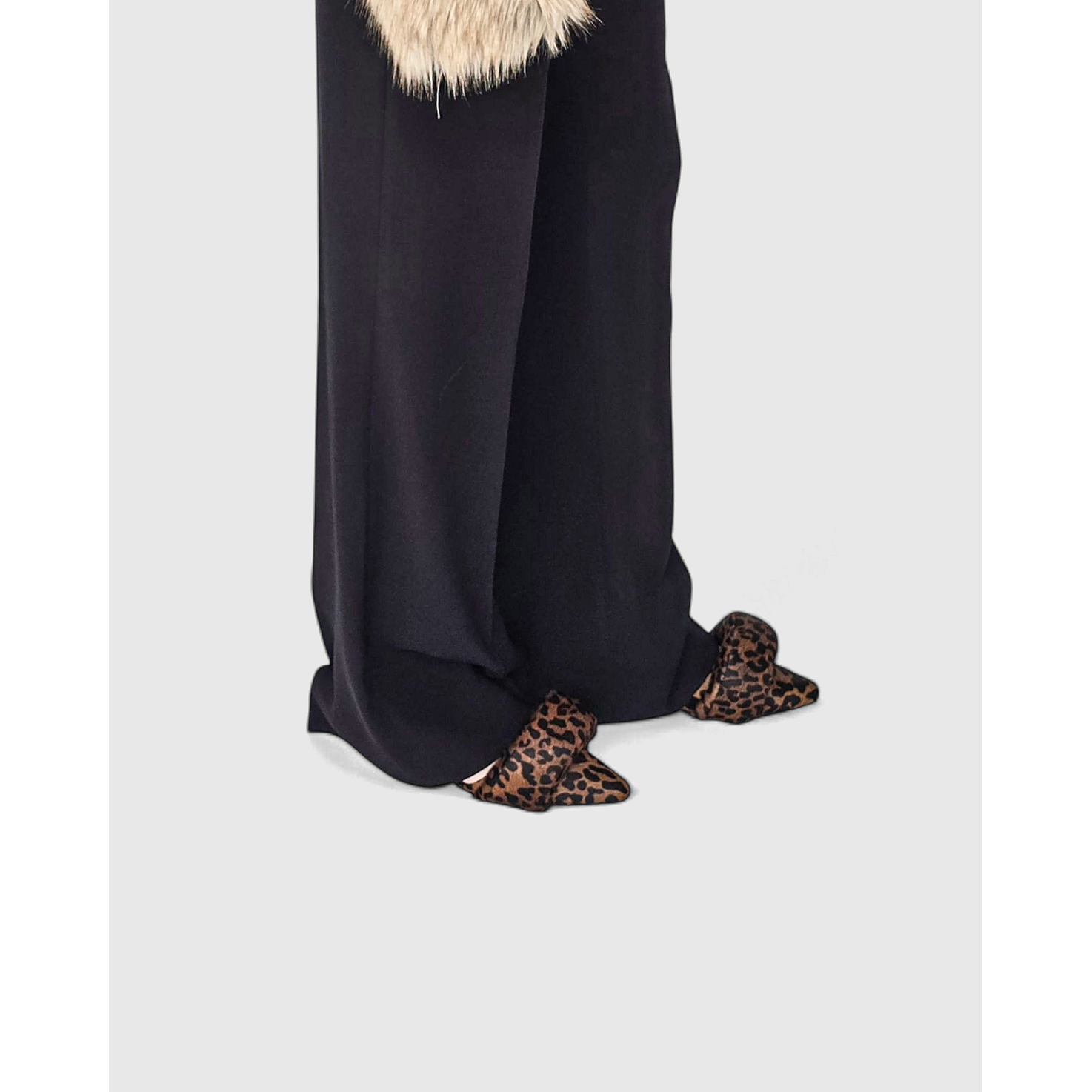 Zapatos De Tacón Destalonado Animal Print 3