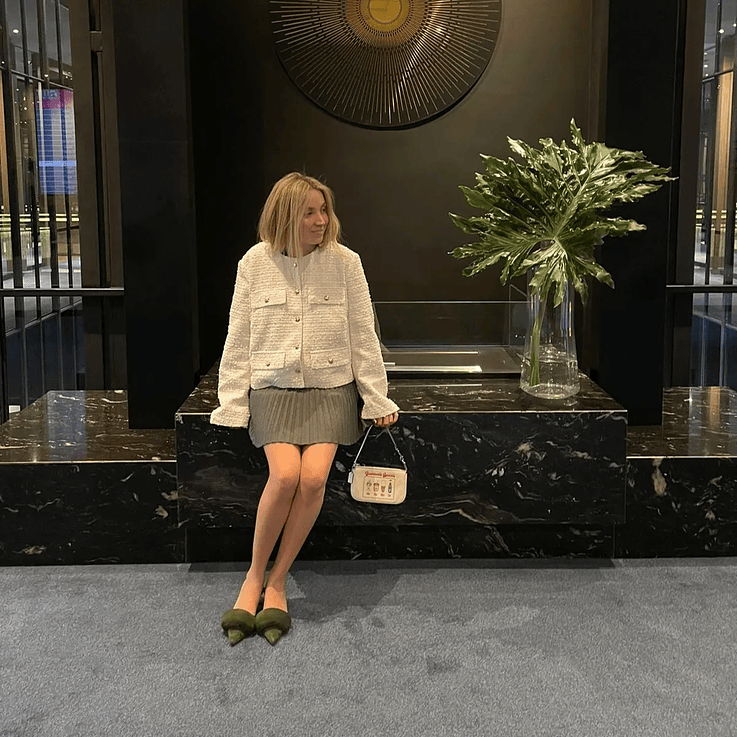 Zapatos De Tacón Destalonado Verde Gamo 6