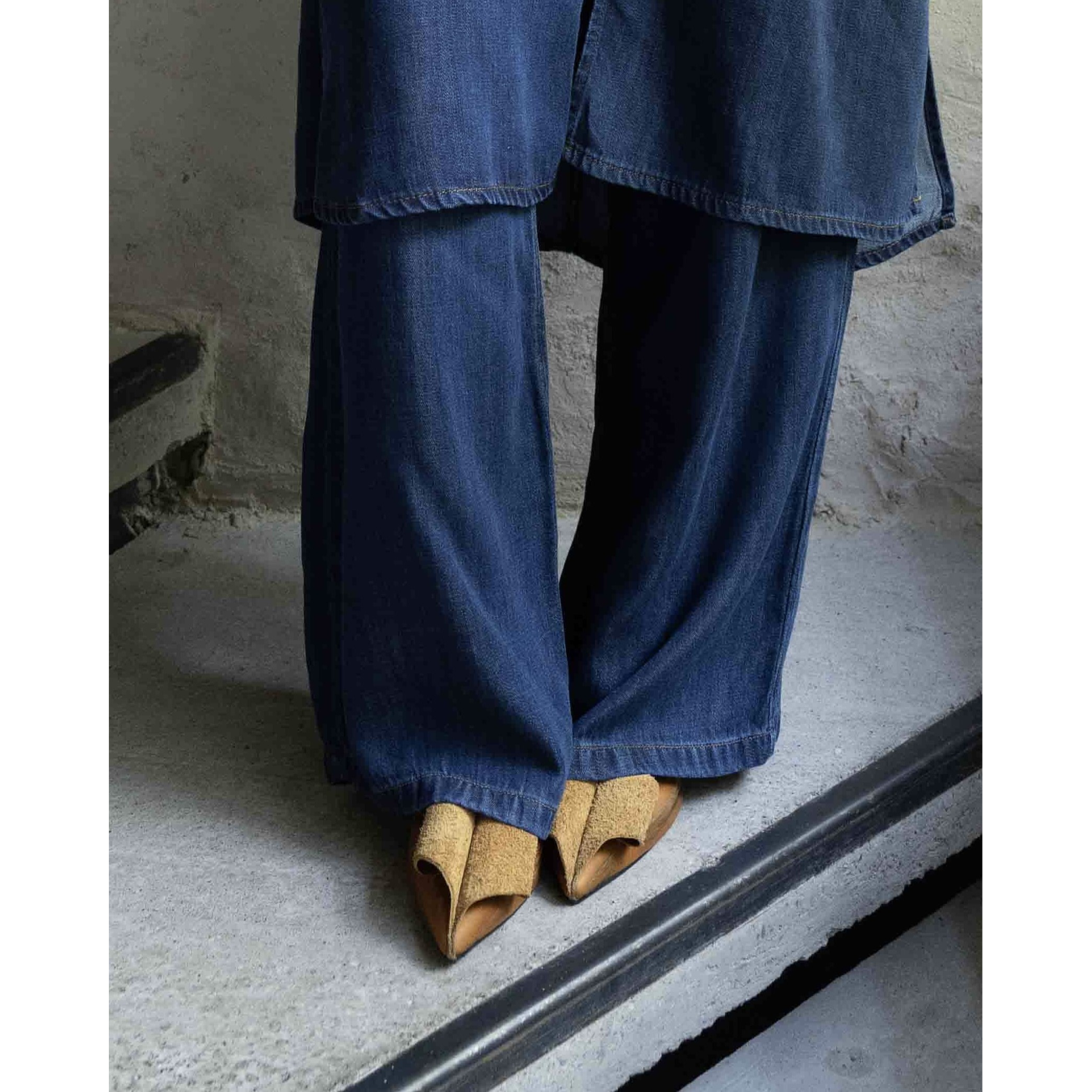 Zapatos De Tacón Strap Destalonado Cognac Envejecido  3