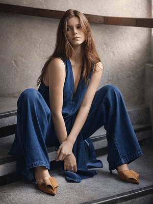 Zapatos De Tacón Strap Destalonado Cognac Envejecido 