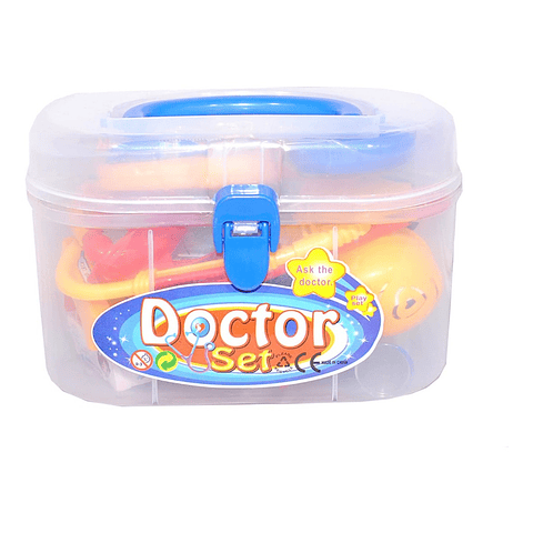 Set Maletin Pequeño Doctor Juegos Juguetes Para Niños