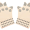 Guantes Para Artritis Con Imanes Compresion Unisex Sin Dedos