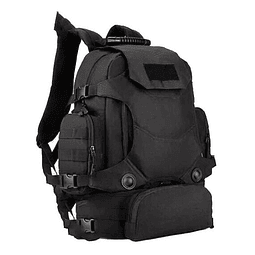 Mochila Táctica Outdoor Airsoft Negra 40 Lts