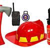 Kit Juguetes Juego Pequeño Bombero Niño 5 Accesorios 3+años