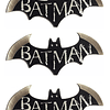 Set 3 Shuriken Diseño Batman Lanzamiento Metal Con Estuche