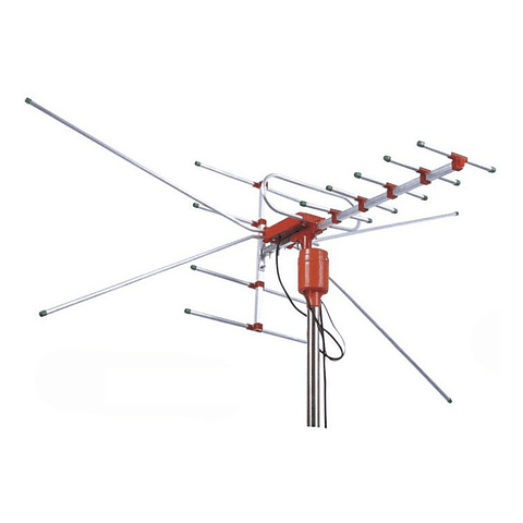 Set Antena De Tv Exterior Potente De 360° Cable Coxial