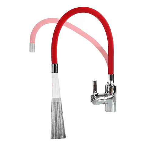 Manguera Para Cocina Flexible De Goma Lavaplatos Regulable