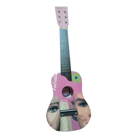Guitarra Ludica Scorpion Niñas Didáctica Mediana 63cm +uñeta