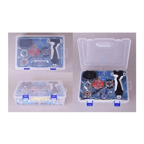 Set Beyblade Burst Juego Juguetes Mas Tirador Lanzador