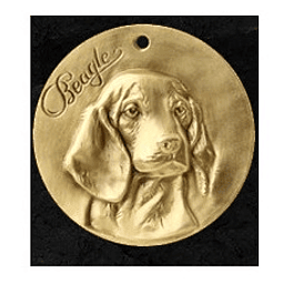 Placa Chapa Perro Beagle Para Grabado Identificador Mascotas
