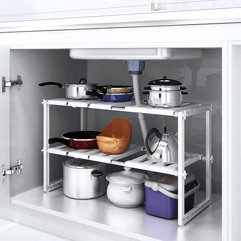 Estantería Organizador De Cocina Baño Regulable Adaptable