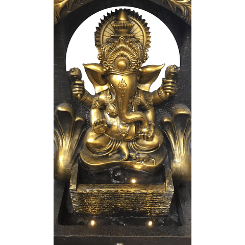 Pileta Fuente Grande Buda Ganesha Elefante Marmol 59 X 32 