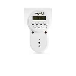 Temporizador Timer Digital Nagashi A Enchufe 2300 W 10 Amp 