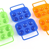 Huevera Para 6 Huevos Plástico Plegable Colores Variados
