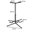 Atril Doble Para 2 Guitarras Regulable Metal Bakanisimo