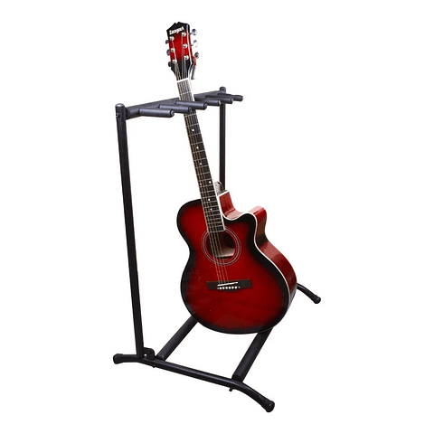 Atril Para 5 Guitarras Bajo Metálico Regulable