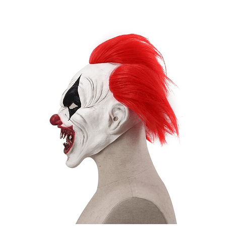 Máscara Killer Clown Payaso Terror Completa Látex Disfraz