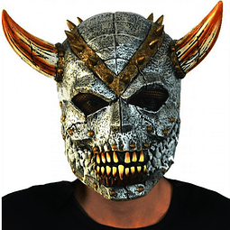 Mascara De Toro Rabioso Demonio Latex Completa Vikingo