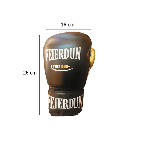 Guantes De Boxeo Boxing Mma Dorados Talla Estándar Feierdun