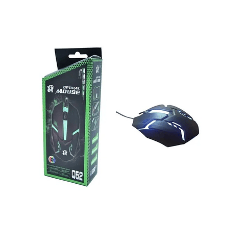 Mouse Gamer Optical Mouse Con Luz Led Colores Variables Usb