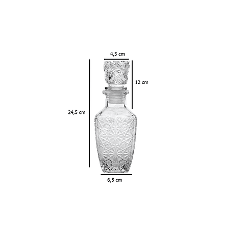 Botella Licorera Diseños Varios Para Líquidos Decorativa