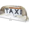 Letrero Luminoso Taxi Lampara Techo Auto Base Imantada Led