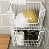 Bandeja Organizador Cocina Baño Metálica Multiusos Apilable