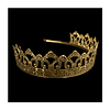 Corona Metálica De Reina o Rey Cosplay Disfraz Cotillon Dorada