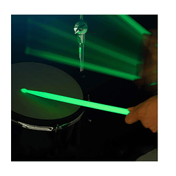 Par De Baquetas Fluorescentes Para Tocar Bateria Musical
