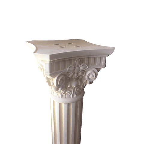 Pedestal Romano Adorno Soporte Plastico 88 Cm Multiusos