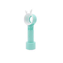Mini Ventilador Portátil Con Luz Led Recargable Diseños